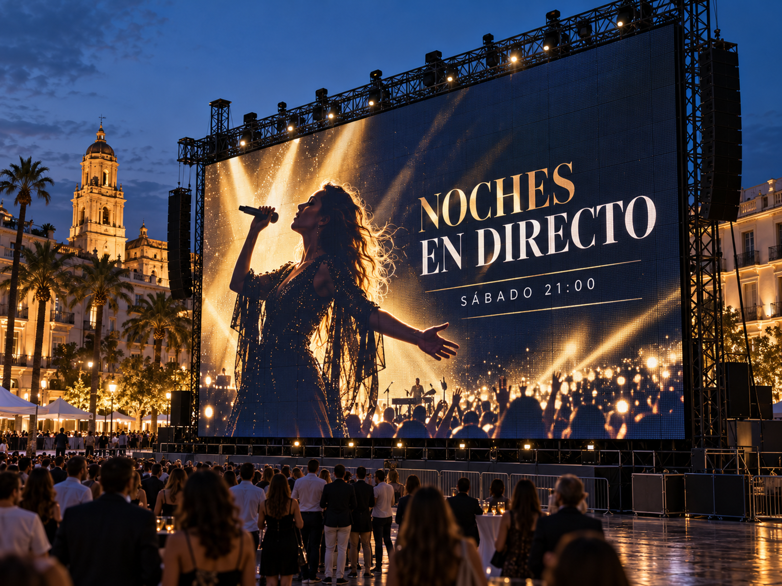 Pantalla LED gigante modular Luminotecno G01