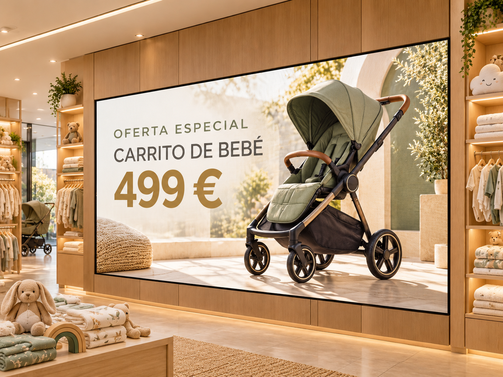 Pantalla LED interior a medida Luminotecno N01