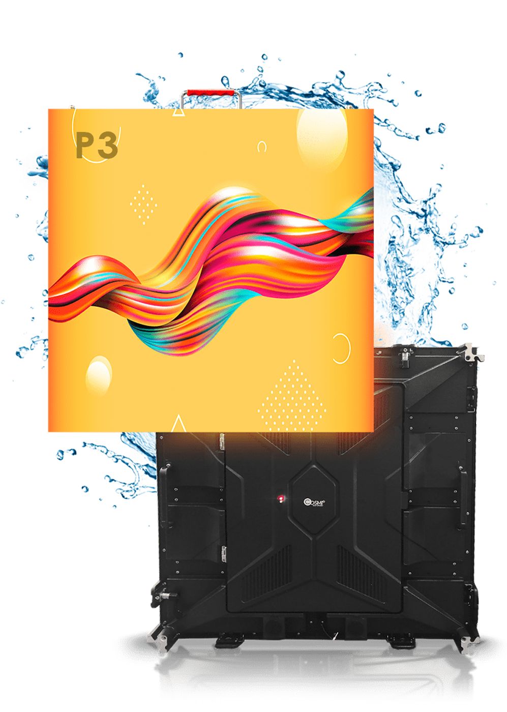 Pantalla Luminotecno P3 Full Color exterior acceso trasero