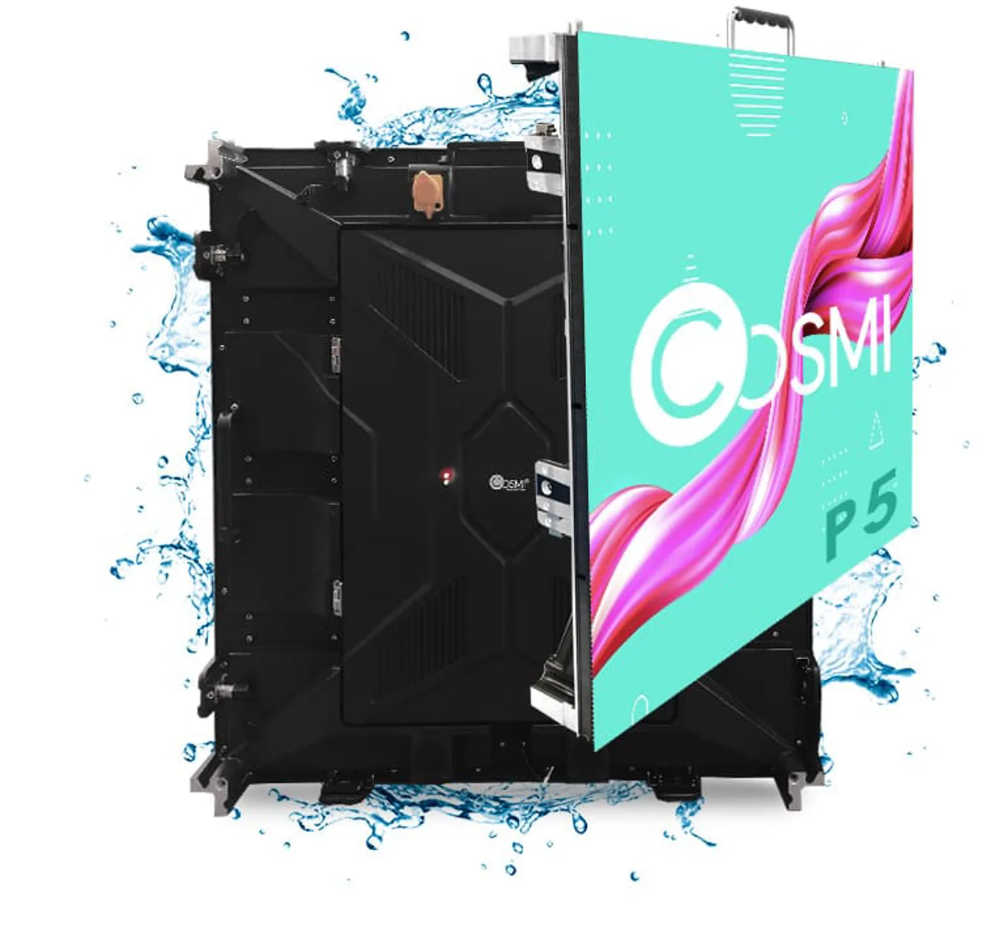 Pantalla Luminotecno P4 Full Color interior acceso trasero